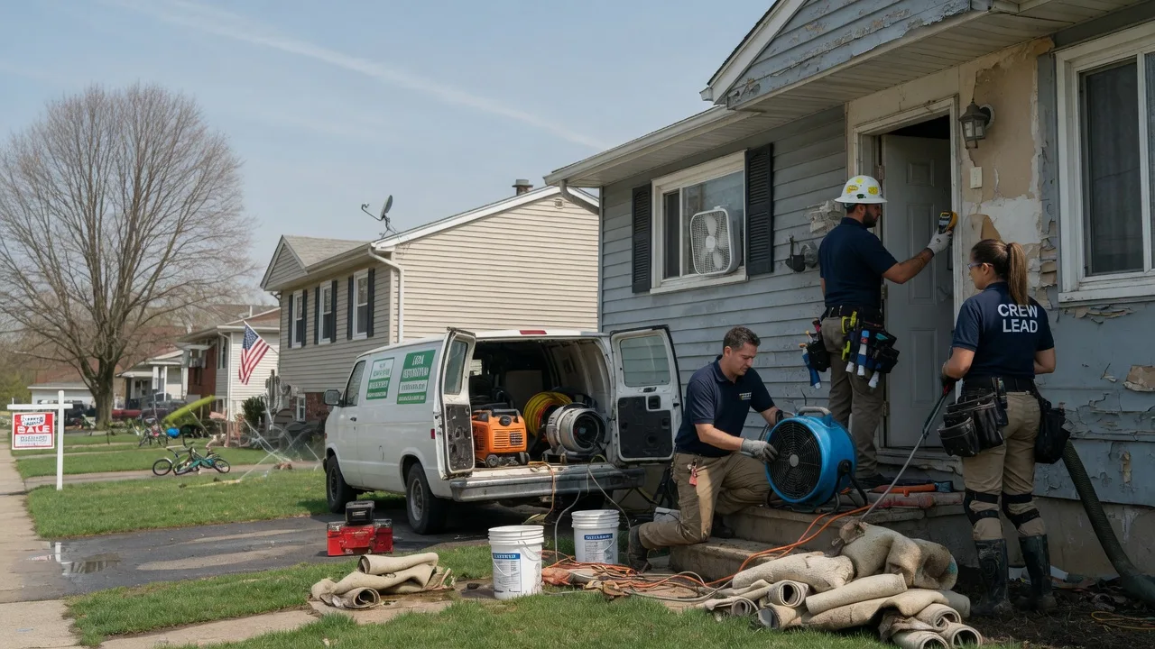 Flood Cleanup in Newfield, NJ near me